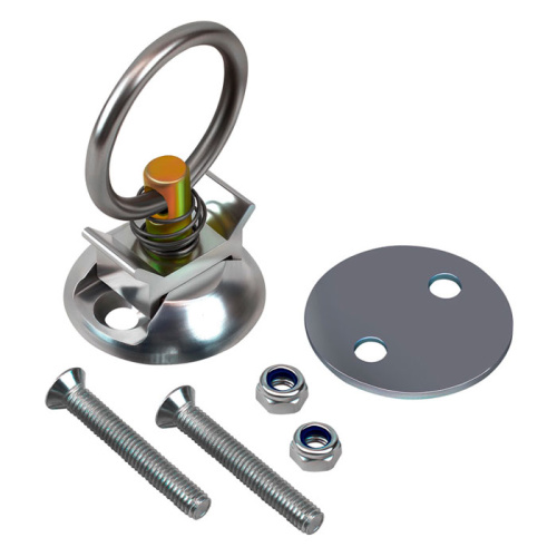 Фитинг крепёжный с кольцом в сборе, с накладкой и болтами, сеч.5 мм, диаметр 44/34 мм, 1,5 т.